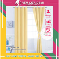 [Rèm cửa Demi] Rèm cửa sổ, rèm phòng *BỐ - NHUNG* MÀU VÀNG SỮA ONG CHÚA. Ghi chú: chọn mẫu, nhận may số đo theo yêu cầu.