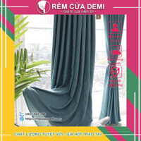 [Rèm cửa Demi] Rèm cửa sổ, rèm phòng GẤM MÀU XANH NGỌC LỤC BẢO- Ghi chú: Chọn mã hàng, nhận số đo theo yêu cầu.