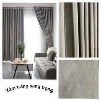 Rèm cửa giá rẻ-Chống nắng tốt-Nhiều màu,kích thước - Ghi sáng - Rộng 1m x Cao 1,3m