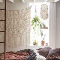 Rèm cửa macrame boho, rèm cửa vintage,rèm cửa sổ, rèm vách ngăn