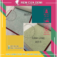 Rèm cửa, rèm 3 lớp CHỐNG NẮNG CẢN SÁNG 100% - Màu xanh lá sâm dứa sữa.