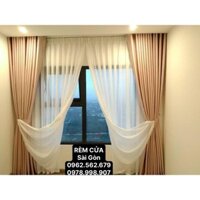 Rèm Cửa Sổ , Rèm Cửa Cao Cấp Chống Nắng 95% Màn Vải Treo Tường Trang Trí Decor Cửa ➖ REMSAIGON