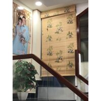 Rèm cửa sổ tre trúc in hình 2 mặt