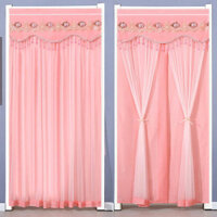 Rèm Cửa Vách Ngăn Trang Trí Chống Muỗi Phòng Ngủ Nhà Bếp Phòng Khách Phòng Tắm Dày Đen Hộ Gia Đình Vải Cửa Rèm Bốn Mùa 01EDG