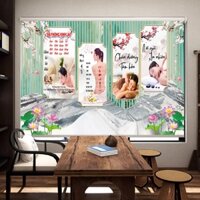 Rèm Cuốn Tranh In 3D Cho Spa Đông Y Dưỡng Sinh Nhiều Mẫu Lựa Chọn Thiết Kế Theo Yêu Cầu Tiện Lợi
