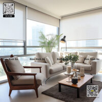 Rèm Cuốn Vải Lưới Hàn Quốc | Vải Korea Sunscreen Blinds