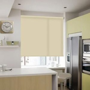 Rèm cuốn vải trơn Budget