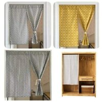 [RÈM DÁN 2 MẢNH] Rèm Dán Tường Cửa Sổ Và Bếp Không Cần Thanh Treo Khoan Tường, Tiện Dụng Tháo Dán.