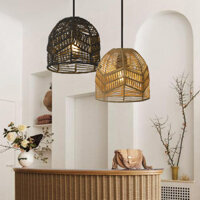 Rèm đèn dây giấy dệt tay Trang trí phòng khách tại nhà cổ điển