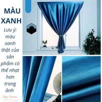 Rèm Dính Cửa Sổ-Decor,Trang Trí-Không Cần Khoan-Nhiều Màu,Kích Thước - XANH DƯƠNG - RÈM DÁN - Rộng 1,5m x Cao 2m