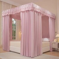 Rèm Giường Che Nắng Kiểu Công Chúa Mới Rèm Giường Ba Cửa Chống Gió Từ Trần Đến Sàn Thông Dụng Bốn Mùa