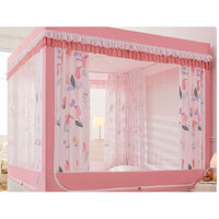 Rèm Giường Che Nắng Mùa Hè Màn Chống Muỗi Phòng Ngủ Gia Đình Tích Hợp Rèm Giường Ba Cửa2024Bé Chống Rơi Mẫu Mới