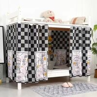 [Rèm Giường] Rèm Giường Sinh Viên Đại Học Rèm Giường Giường Dưới Giường Trên Rèm Giường Cần Thiết Phòng Ngủ Rèm Cửa Đen Rèm Giường Mái Che Giường Bao Quanh Mạng Chống Muỗi Phong Cách Đơn Giản Nữ Tính