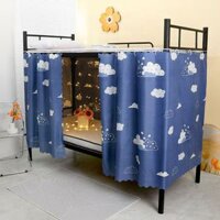 Rèm Giường Sinh Viên Ký Túc Xá Tiếp Liệu Trên Tầng Tầng Tầng Tầng Tầng Đen Vải Nam Nữ Ký Túc Xá Giường Lều Giường Xung Quanh Khối Đơn Giản ins Màn Giường
