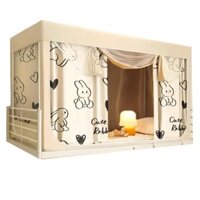 Rèm Giường Tích Hợp Màn Chống Muỗi Che Nắng Ký Túc Xá Sinh Viên Rèm Cửa Giường Rèm Che