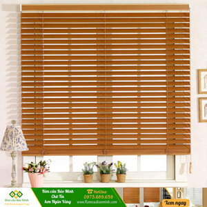 Rèm gỗ cửa sổ phòng thờ – gỗ đoạn American Gracehome Mã MSJ806