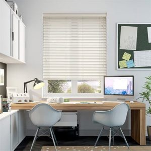 Rèm gỗ lật tùng trắng chống nắng cửa sổ hãng Gracehome Mã MSJ182