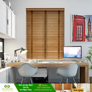 Rèm gỗ văn phòng – gỗ tượng hãng Gracehome Mã MSJ194