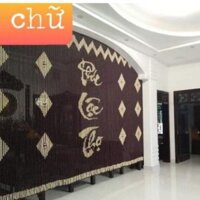 Rèm hạt gỗ bồ đề cao cấp Phương Nam