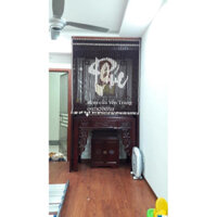 rèm hạt gỗ che phòng thờ, mành che ban thờ, rèm che ban thờ