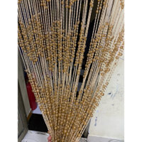 rèm hạt nhựa, mành hạt nhựa ngăn phòng.Mành hạt nhựa che bàn thờ màu nâu sẵng trọng