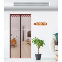 RÈM LƯỚI CHỐNG MUỖI NAM CHÂM MÀU NÂU CAFE SỌC