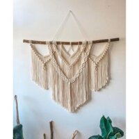 Rèm Macrame màu trắng sữa 60x70 giá 350000