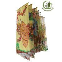 Rèm màn chuỗi hạt nhựa hình chim công nhiều màu 1m x 2m - rèm sanko cao cấp - giao màu ngẫu nhiên