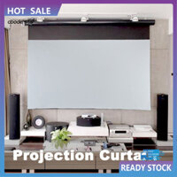 Rèm máy chiếu nhỏ gọn COOD cho trong nhà 120 Inch 16: 9 Màn hình chiếu phim có thể gập lại đơn giản có thể gập lại