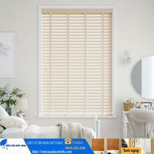 Rèm nhựa giả gỗ giá rẻ Gracehome Mã MSJ507