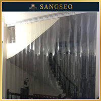 Rèm Nhựa Ngăn Lạnh Điều Hoà Ngăn Côn Trùng Ngăn Bụi PVC Trong Suốt Dễ Dàng Tháo Lắp (Bao Gồm Đầy Đủ Phụ Kiện)