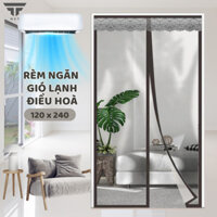Rèm Nhựa Ngăn Lạnh Điều Hòa Trong Suốt Giá Rẻ [120x240]  Từ Tính Tự Động Đóng, Chống Khói, Bụi