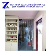 Rèm Nhựa Ngăn Lạnh Điều Hòa ZISACO (Tặng Kèm Phụ Kiện) Hệ Cố Định, Rộng 0,65m_Cao (Theo Yêu Cầu)