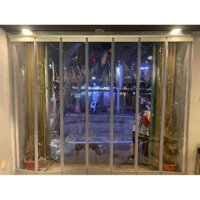 Rèm Nhựa Ngăn Lạnh Điều Hòa Nam Châm Tự Hít Trong Suốt Giá Rẻ, Tặng Kèm Phụ Kiện Treo Rèm