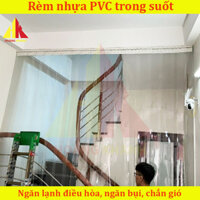 Rèm Nhựa Ngăn Lạnh Sản Xuất Theo Yêu Cầu, Rèm Nhựa PVC Trong Suốt Dày 1.5mm và 2mm, Đầy Đủ Phụ Kiện