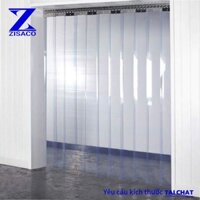 Rèm Nhựa Ngăn Lạnh Trong Suốt ZISACO (Tặng Kèm Phụ Kiện) - Độ Dày 1,5mm - Rèm PVC Ngăn Lạnh