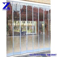 Rèm Nhựa Ngăn Lạnh Trong Suốt Có Viền Nam Châm Từ Tính ZISACO (Tặng Đầy Đủ Phụ Kiện+Ốp Chân)