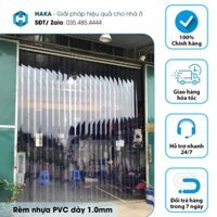 Rèm nhựa pvc ngăn lạnh điều hòa giá rẻ, độ dày 1.0mm, khổ rộng 200mm, phụ kiện đầy đủ, thương hiệu Haka