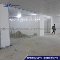 Rèm Nhựa PVC Ngăn Lạnh, Màn Cửa Bằng Nhựa Cho Các Cửa Có Chiều Cao 1,5m - 1.5mm, Rộng 0.6 5x Dài1.5m