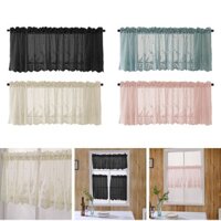 Rèm ren nhỏ cho cà phê nhà bếp Tăng cường mềm mại và bền bỉ Phòng ngủ Ambiance