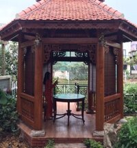 Rèm sáo nhựa pvc giả vân gỗ che nắng mưa ngoài trời