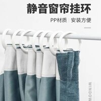 Rèm tắm hình tròn lớn, móc hình chữ C, phụ kiện vòng nhựa O, vòng treo