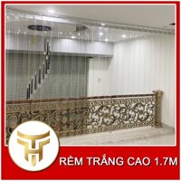 Rèm Trắng Cao 1,7m | Rèm Nhựa Ngăn Lạnh | Màn Chắn Gió Điều Hòa Tùy Chọn Kích Thước Cho Các Cửa Đi Lại