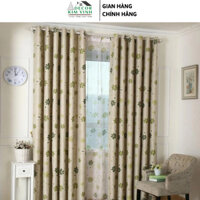 Rèm Treo Cửa Bông Hoa Decor Kim Vinh Khoen Lỗ DCKV26