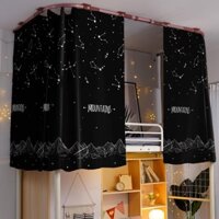 Rèm treo cửa, rèm khoen lỗ, rèm dán tường CHÒM SAO sang trọng