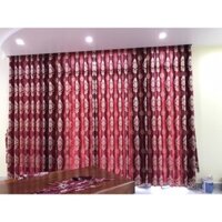 rèm vải gấm đỏ cổ điển .... rộng 2m cao 1m40 .............