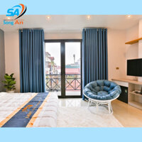 Rèm Vải Gấm  Rèm Song An Cản Sáng SONG AN chống nắng - ( Nhận đặt theo số đo + chọn mẫu vải )