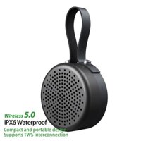 Remax Join Us RB-M39 mini High resolution Leather Bass Portable Waterproof Small Wireless Mini Metal Bluetooth Speaker