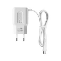 REMAX RP-U22 2.4A LED Dual USB Ports Extra Cable EU Plug Wall USB Travel Charger for iPhone 11 Pro Max for Samsung S10+