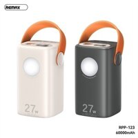 REMAX RPP-123 Pin sạc dự phòng 60000mAh QC3.0+PD 27W HT % pin đèn pin